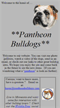 Mobile Screenshot of pantheonbulldogs.com